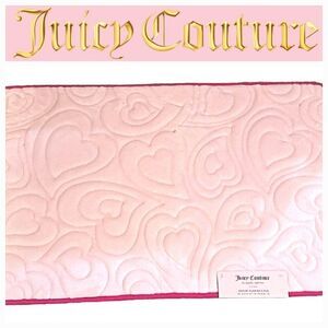 Juicy Couture Home Heart Embossed Memory Foam Bath Rug